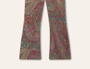 NEW OILILY girl's peace paisley flared leggings in multi